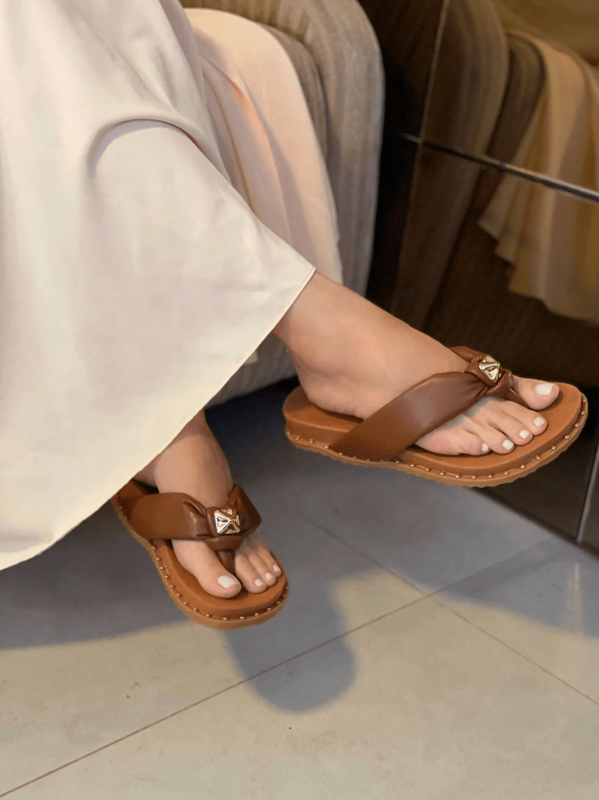 Sandália Jasmim - Mar - Hara Bela