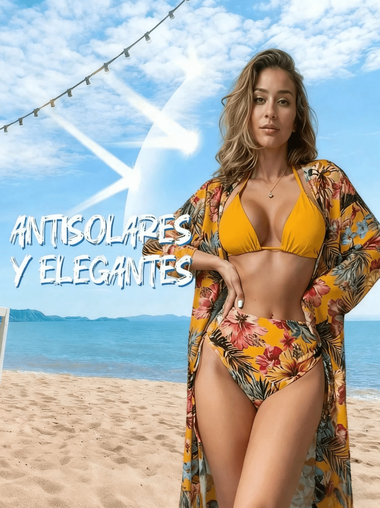 Biquíni Atlântica 3 Peças - Hara Bela