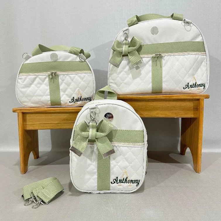 Conjunto de bolsas maternidade afeto personalizadas - Hara Bela