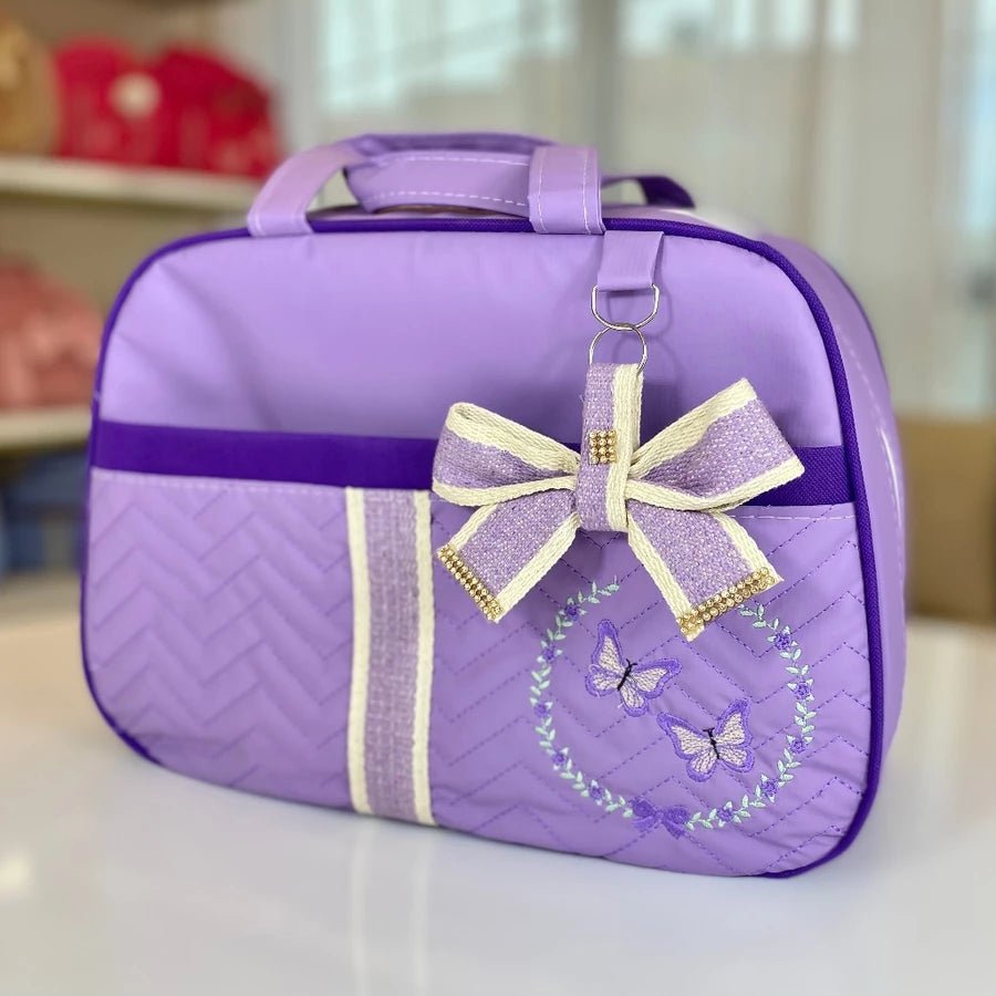 Kit Bolsa Maternidade para Bebê Conjunto com 5 peças Borboletas - Hara Bela