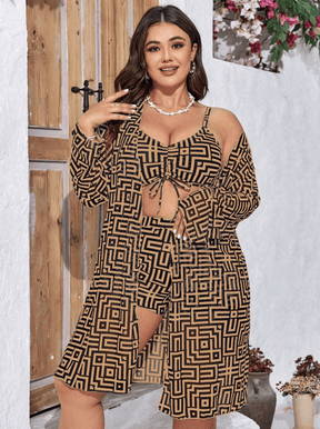 Biquíni Ana Clara - Conjunto 3 peças - Hara Bela