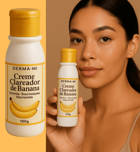 Clareador de Banana 100g – Virilhas, Axilas - Hara Bela