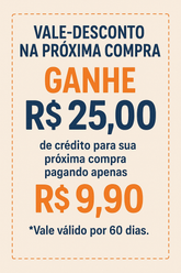 Vale - Desconto na Próxima Compra - Hara Bela