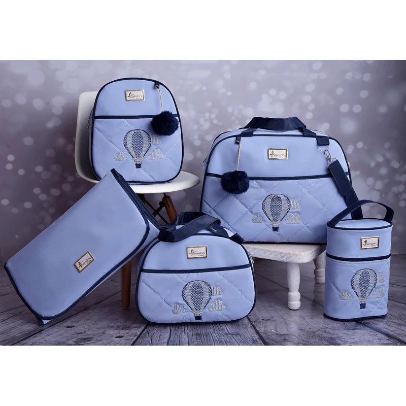 kit bolsa maternidade menino balão mágico - Hara Bela