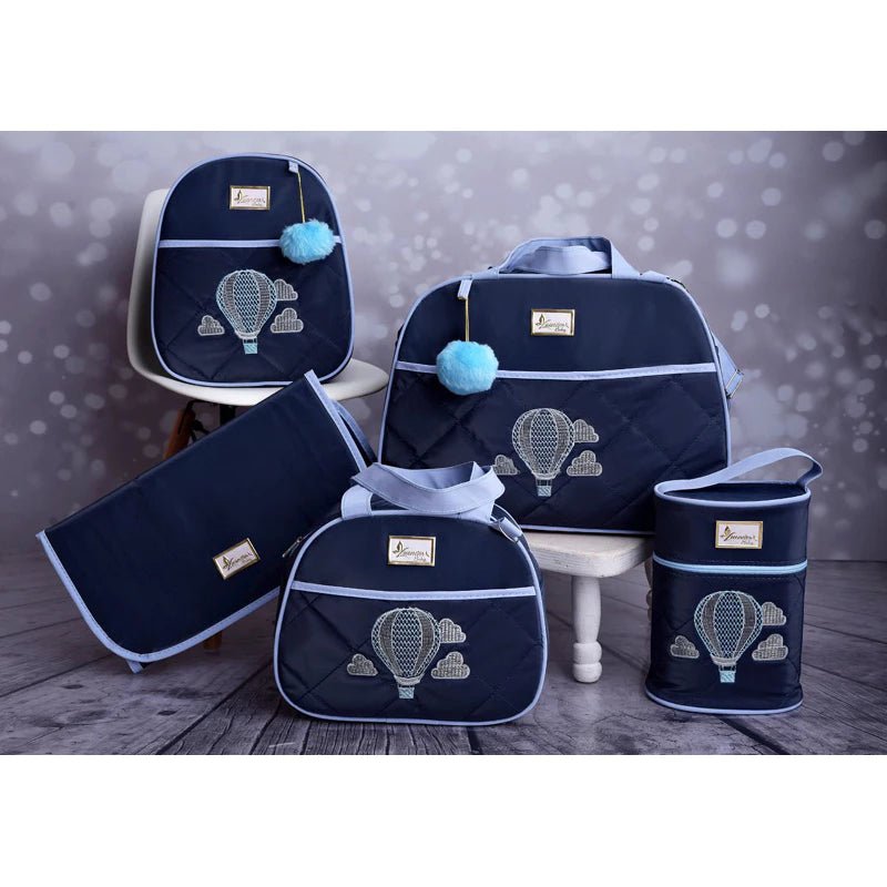 kit bolsa maternidade menino balão mágico - Hara Bela
