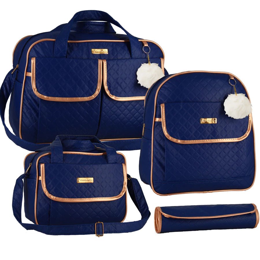 Kit Bolsa 4 Peças Bebe Mala Saída Maternidade com Mochila - Hara Bela