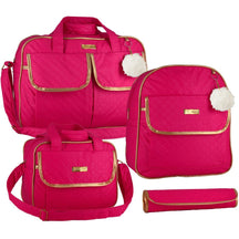Kit Bolsa 4 Peças Bebe Mala Saída Maternidade com Mochila - Hara Bela