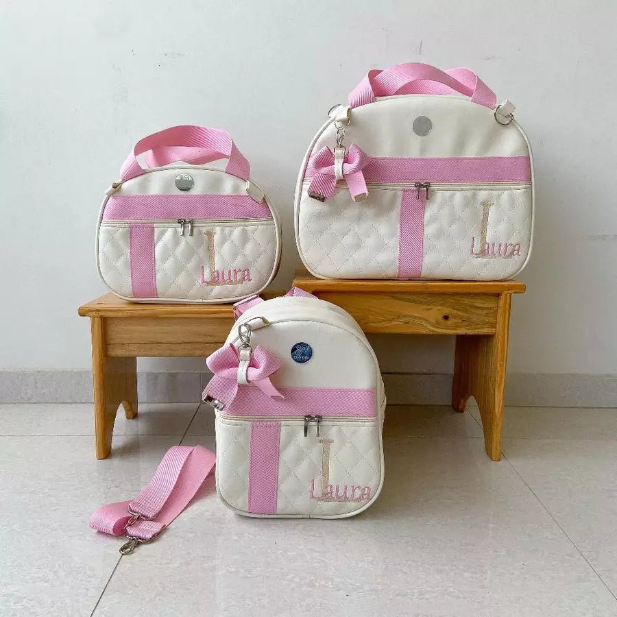 Conjunto de bolsas maternidade afeto personalizadas - Hara Bela