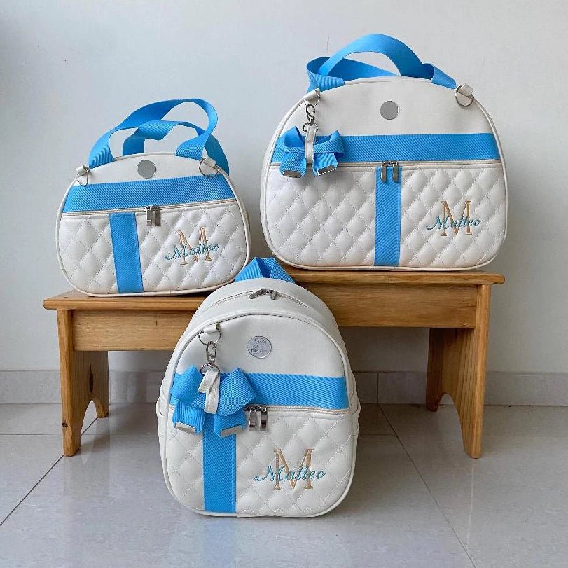 Conjunto de bolsas maternidade afeto personalizadas - Hara Bela