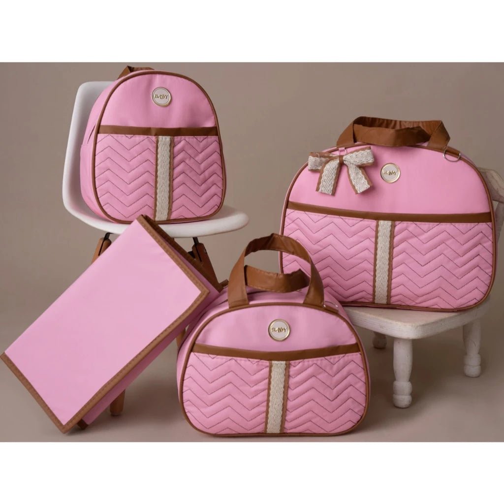 Kit de Bolsa de Bebê Mala Saída Maternidade com Mochila - Hara Bela