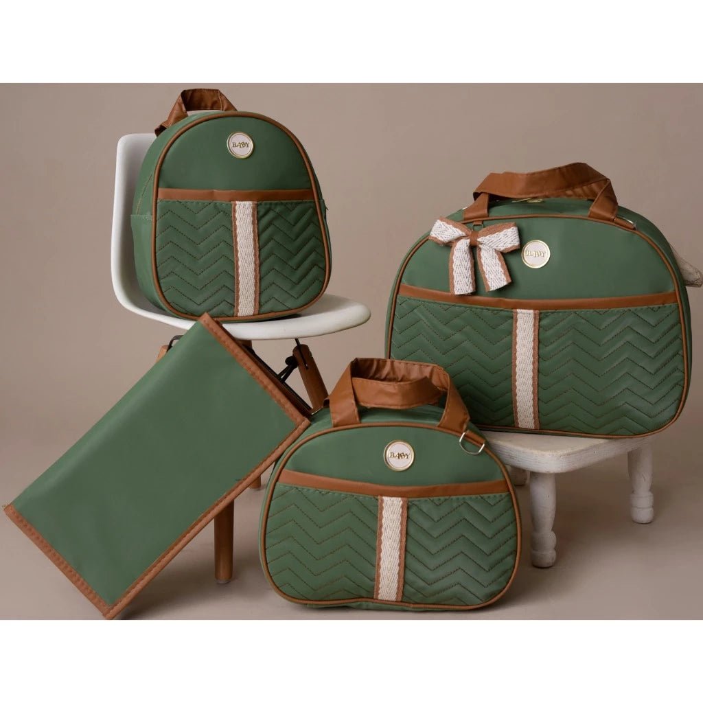 Kit de Bolsa de Bebê Mala Saída Maternidade com Mochila - Hara Bela