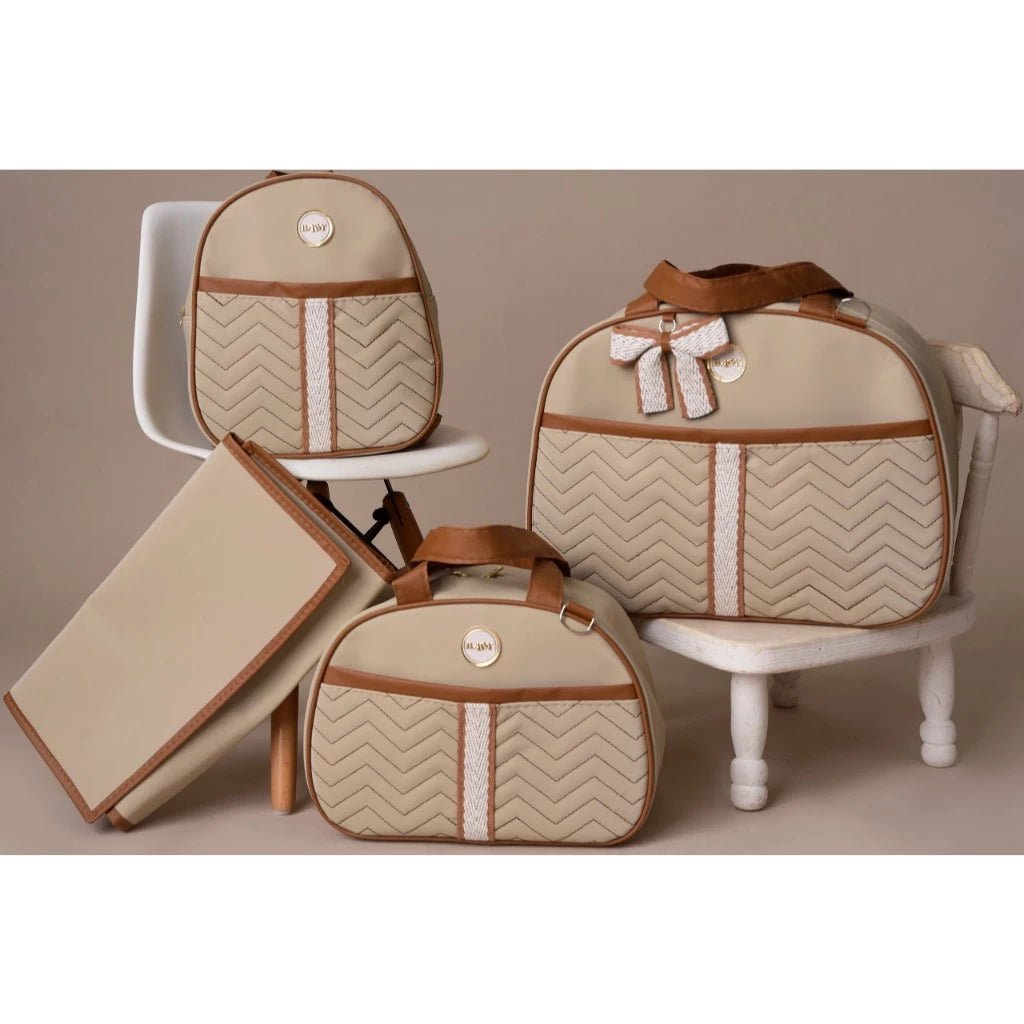 Kit de Bolsa de Bebê Mala Saída Maternidade com Mochila - Hara Bela