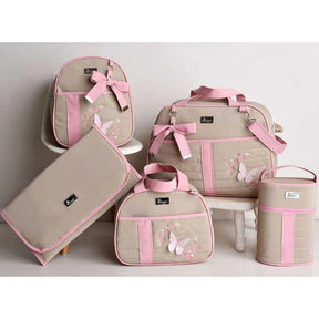 Kit Bolsa Maternidade Menino/Menina 5 peças - Hara Bela