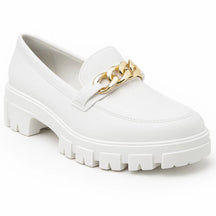 Mocassim Feminino – Tratorado com Corrente Fashion - Hara Bela