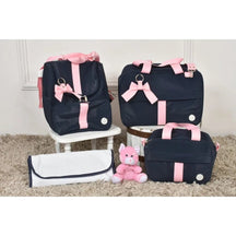 Kit De Bolsas Mala Maternidade Super Luxo Com 4 Peças - Hara Bela