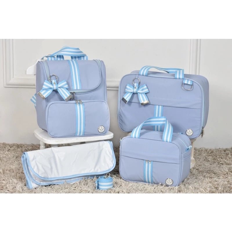 Kit De Bolsas Mala Maternidade Super Luxo Com 4 Peças - Hara Bela